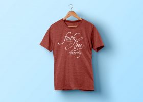 Faith Hope + Treasure T-Shirt Mockup DRAFT_r1